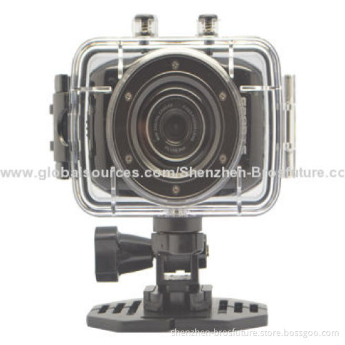 High-definition Sports Action Camera with 720P Wide-angle Camcorder, 5.0 MP Camera, 2" Touch Screen